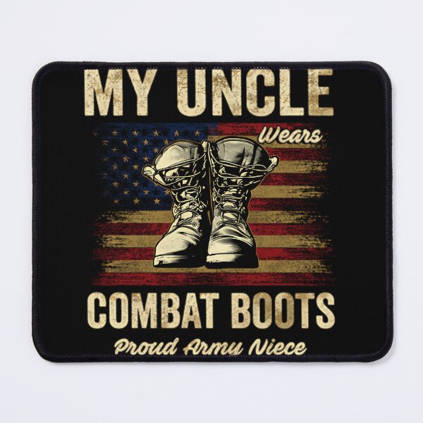 Item preview, My Uncle Wears Combat Boots Proud Army Niece Veteran Uncle Pullover designed and sold by muhuzaalithy.