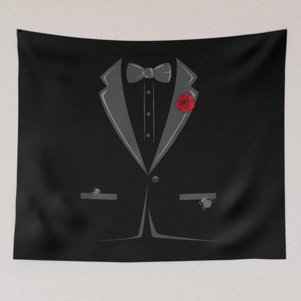 Item preview, Suit And Tie Tuxedo Bowtie Costume Easy Halloween 	 Swea		 designed and sold by gotinevojicj.