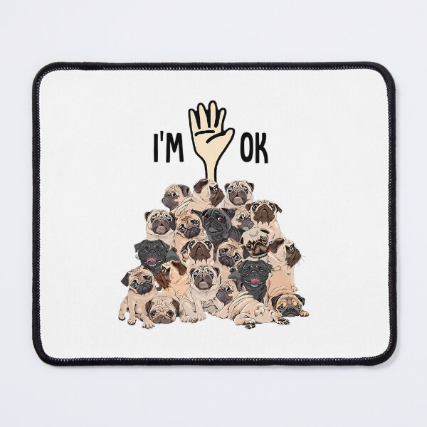 Item preview, Full of pugs I'm ok pug lover 1 designed and sold by zelimolssic.
