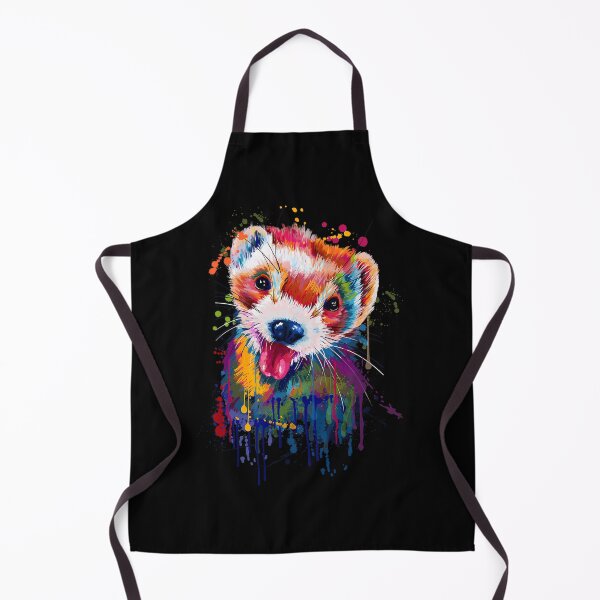 Item preview, Ferret Face Graphics Hand Drawn Splash Art Ferret Pet Lover designed and sold by lendermeisia.