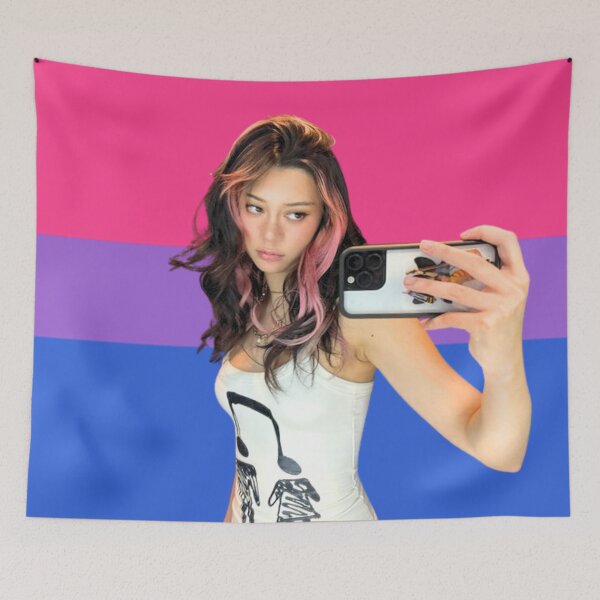 Item preview, Katseye Megan Bisexual Flag  designed and sold by misamoot.