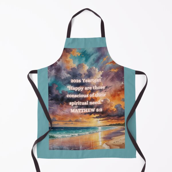 Item preview, 2026 Yeartext JW Orange, Purple and Turquoise Beach. designed and sold by IvaRenee.