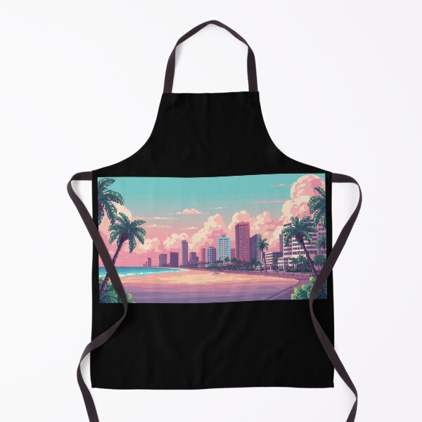 Item preview, Miami Beach - Pixel Art designed and sold by Pixel-States.