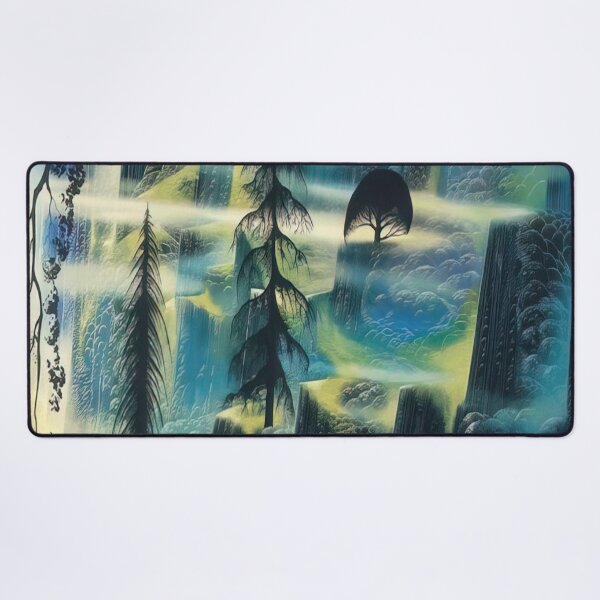 Item preview, Where Eagles Fly By Eyvind Earle designed and sold by LOIKAMT.