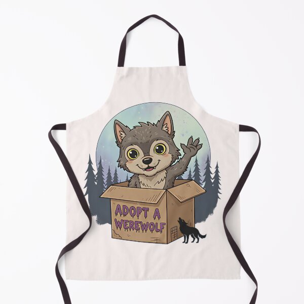 Item preview, Adopt a Cute Werewolf Halloween Design designed and sold by El Hermano Gym.