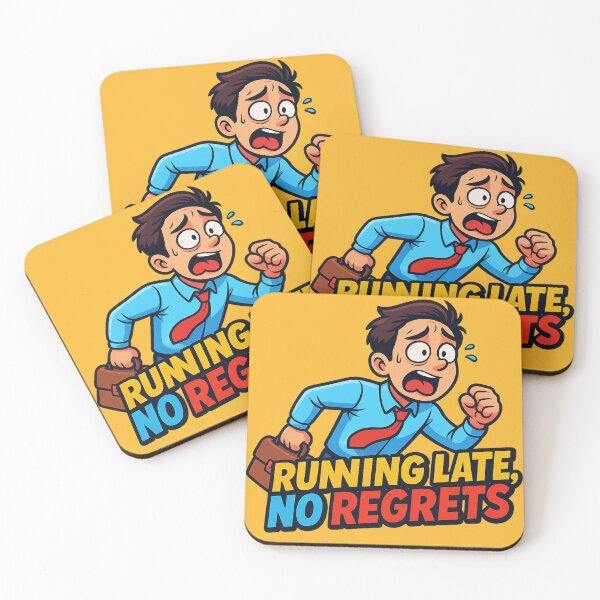 Item preview, Running Late No Regrets designed and sold by HeberJr79.