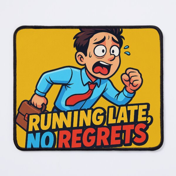 Item preview, Running Late No Regrets designed and sold by HeberJr79.