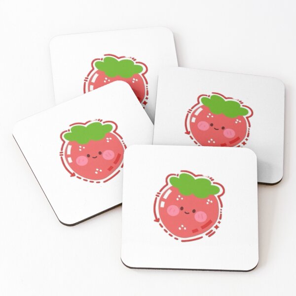 Item preview, Kawaii Strawberry – Cute Fruit Sticker & Aesthetic Design designed and sold by TulipVibes.