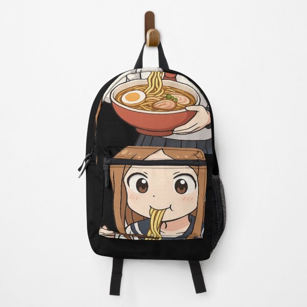 Item preview, Anime girl felice che gusta una ciotola di ramen designed and sold by RyoSaeba90.