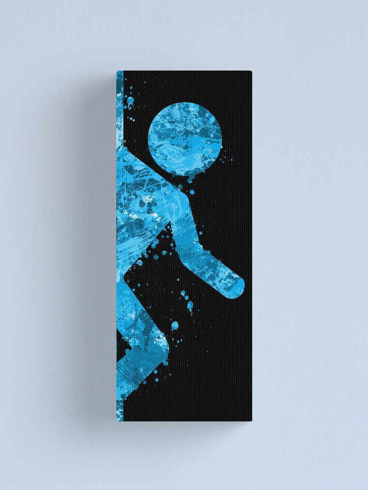 Alternate view of Portal - Blue half Canvas Print