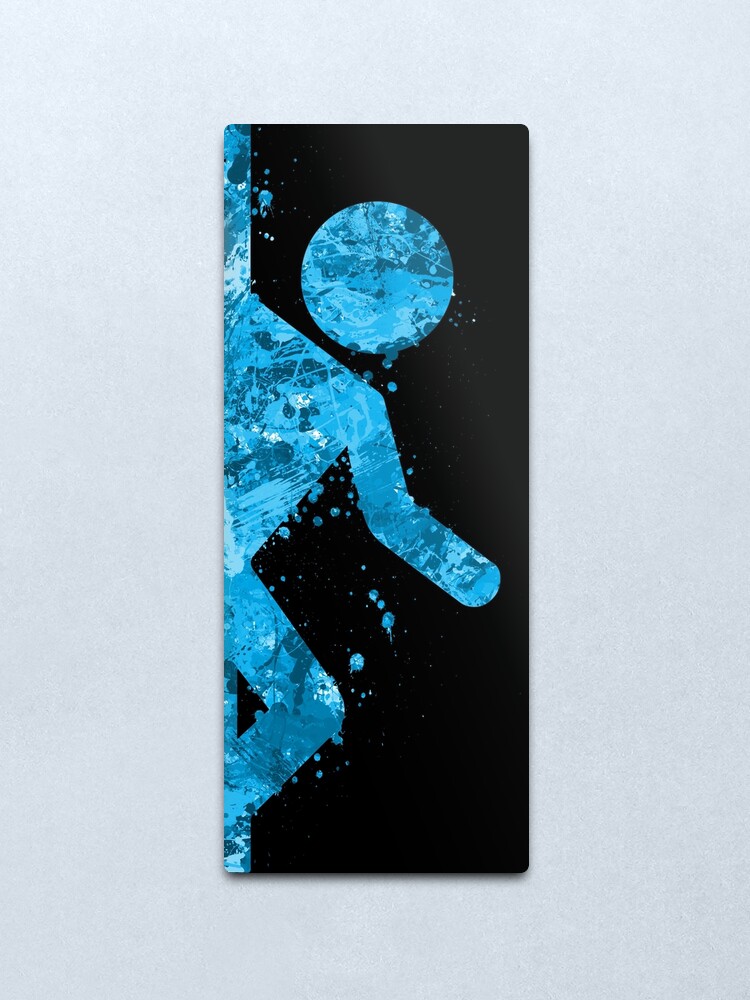 Alternate view of Portal - Blue half Metal Print