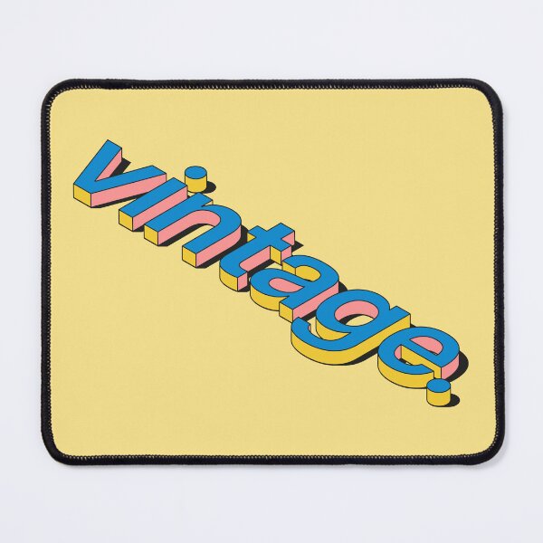 Item preview, Vintage Retro 3D Typography – Colorful Statement Design designed and sold by idgafstudio.ch.