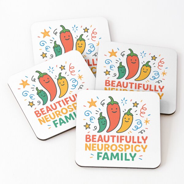 Item preview, Beautifully Neurospicy Family – Funny ADHD Autism Neurodivergent Design designed and sold by MomParentADHD.