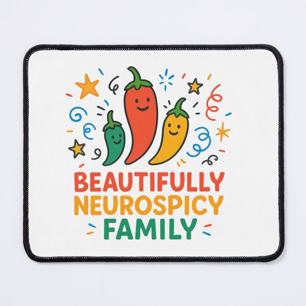 Item preview, Beautifully Neurospicy Family – Funny ADHD Autism Neurodivergent Design designed and sold by MomParentADHD.
