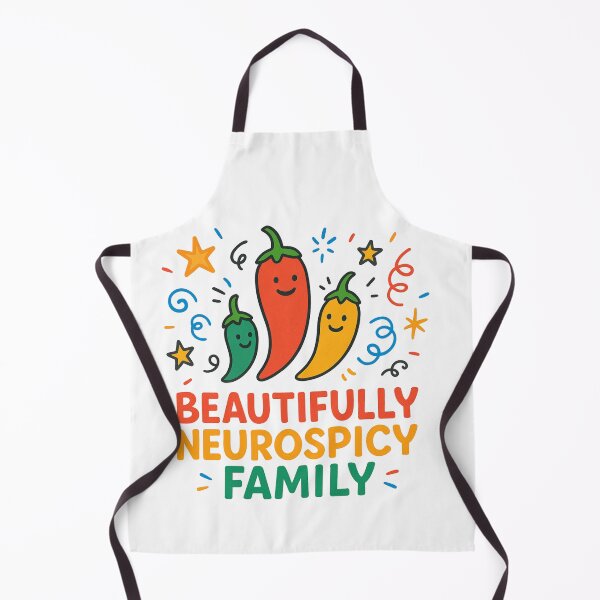 Item preview, Beautifully Neurospicy Family – Funny ADHD Autism Neurodivergent Design designed and sold by MomParentADHD.