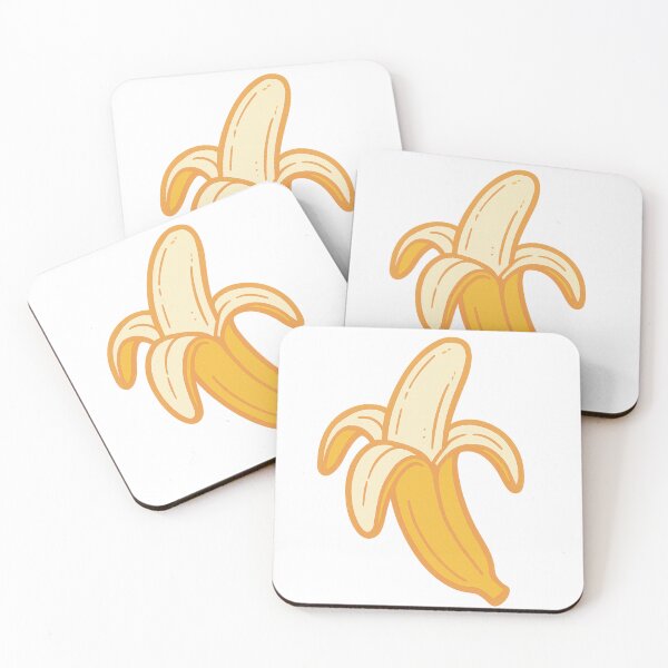 Item preview, Partially Peeled Banana Stamp Style Cartoon designed and sold by Pokah79.