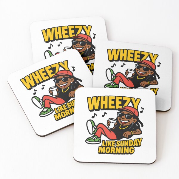 Item preview, Wheezy Like Sunday Morning – Funny Lil Wayne Cartoon Tee designed and sold by getpressedshirt.