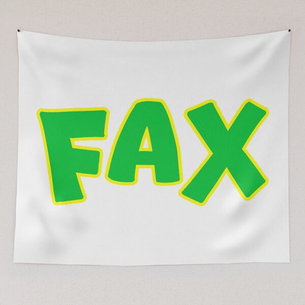 Item preview, Fax, Green and Yellow Outline designed and sold by Memes N Lore .