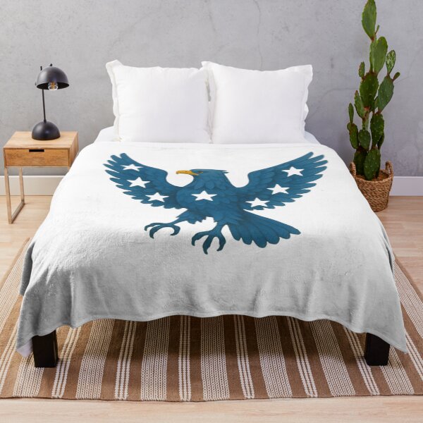 Item preview, Blue Eagle Illustration With Bold Star Accents designed and sold by kylmllr101684.
