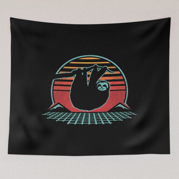 Item preview, Sloth Retro Vintage 80s Style Zoologist Animal Lover 	 		 designed and sold by somilzoberh.