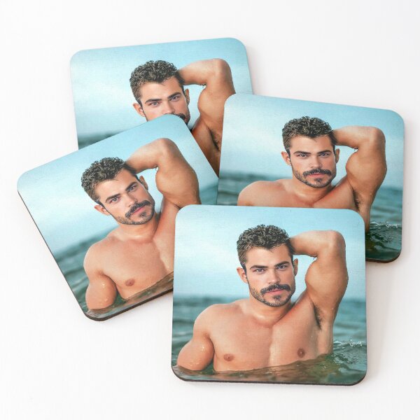 Item preview, Sexy Mustached Hunk designed and sold by Hunkyismything.