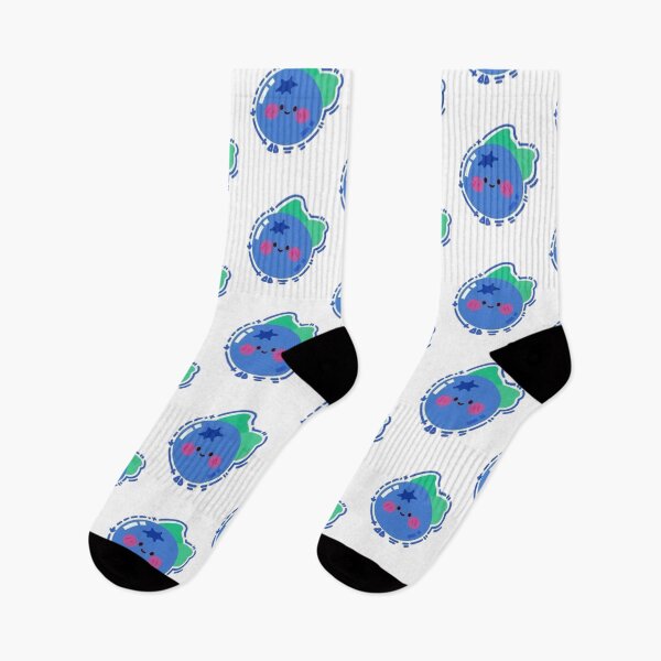 Item preview, Kawaii Blueberry – Cute Fruit Sticker & Aesthetic Design designed and sold by TulipVibes.