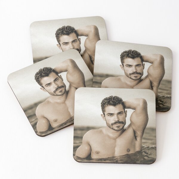 Item preview, Sexy Mustached Hunk I designed and sold by Hunkyismything.