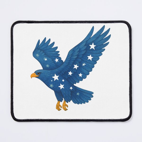 Item preview, Majestic Blue Eagle With Starry Wing Accents designed and sold by kylmllr101684.