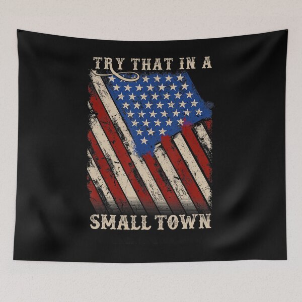 Item preview, Eagle American Flag Vintage Retro Try That In My Town 	1	 designed and sold by sauhankeesunz.