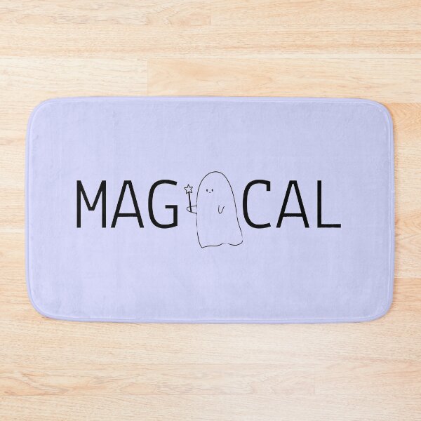 Item preview, Magical Text Design – Cute Ghost with Star Wand designed and sold by Furkan Al-Gburi.