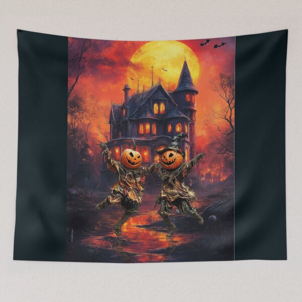 Item preview, JACK LANTERNS DANCE FOR HALLOWEEN designed and sold by Tammera.