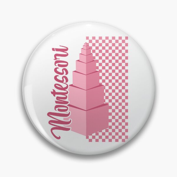 Item preview, Montessori Pink Tower Educator Gift | Sensorial Learning Material Art designed and sold by TeyMank.