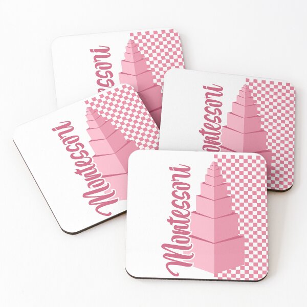Item preview, Montessori Pink Tower Educator Gift | Sensorial Learning Material Art designed and sold by TeyMank.