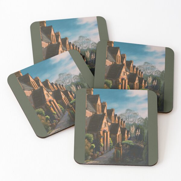 Item preview, Dent's Terrace, Winchcombe, Cotswolds, digital pastel painting designed and sold by Lycanth.