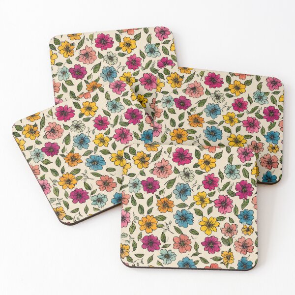 Item preview, Colorful Flowers Pattern designed and sold by NicolasGlowArt.