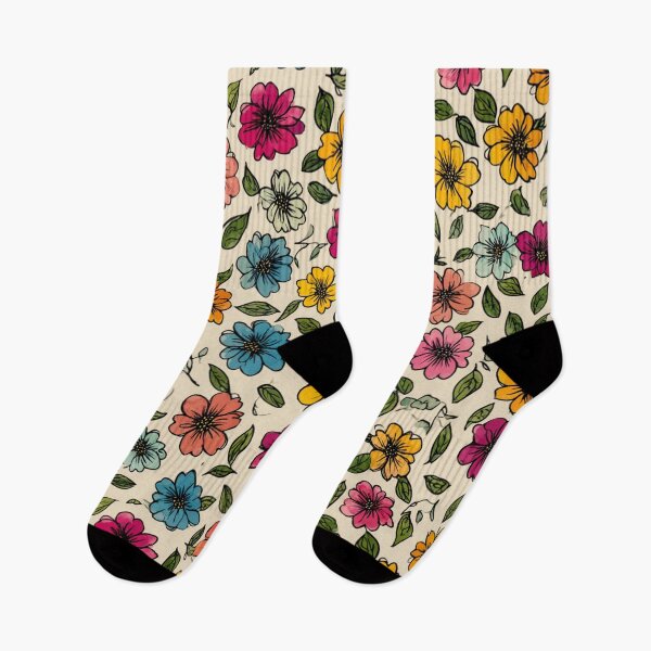 Item preview, Colorful Flowers Pattern designed and sold by NicolasGlowArt.