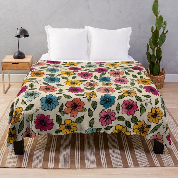 Item preview, Colorful Flowers Pattern designed and sold by NicolasGlowArt.