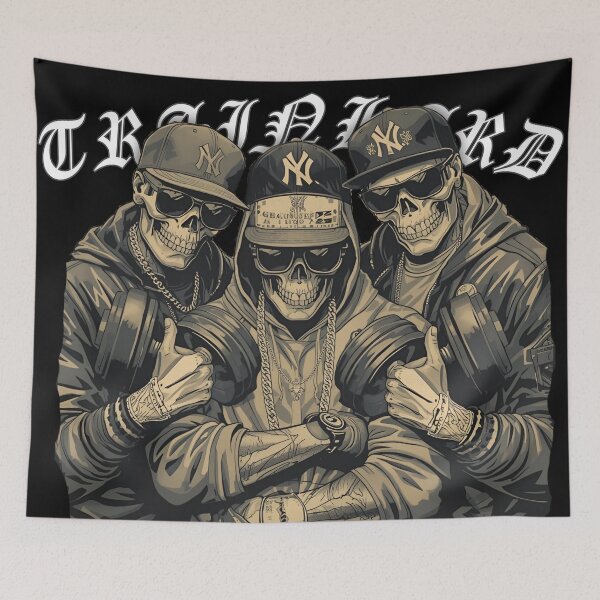 Item preview, Skull Squad Streetwear – TrainHard Co. Gym Lifestyle designed and sold by TrainHardCo.