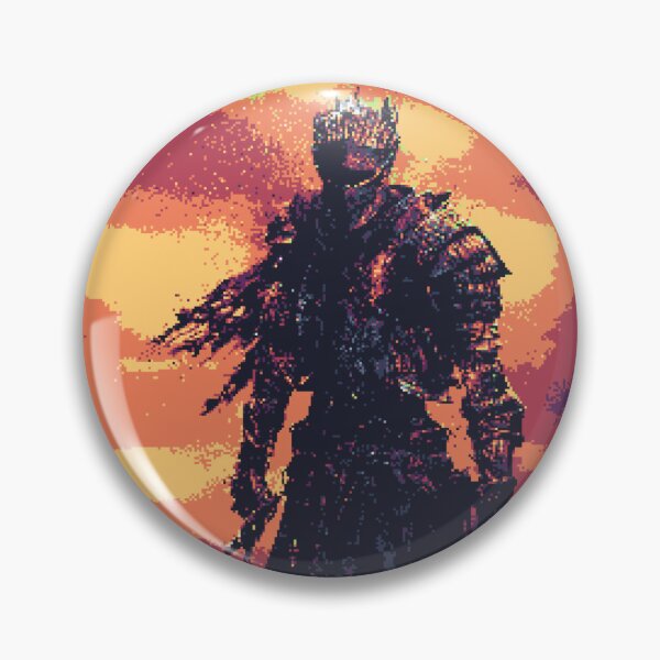 Item preview, Pixel Landscape Dark Souls III Soul of Cinder designed and sold by Planetation.