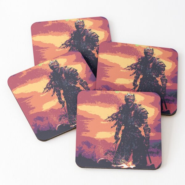 Item preview, Pixel Landscape Dark Souls III Soul of Cinder designed and sold by Planetation.
