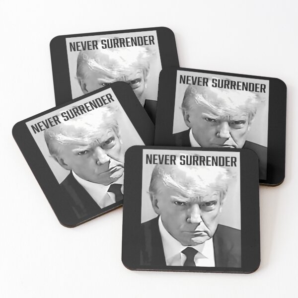 Item preview, Trump Mug Shot - Donald Trump Mug Shot - Never Surrender Pullover 		 designed and sold by lovishmoterom.
