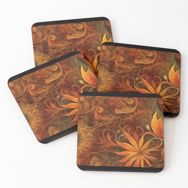 Item preview, Fractal de otoño designed and sold by Bobs AI Art.