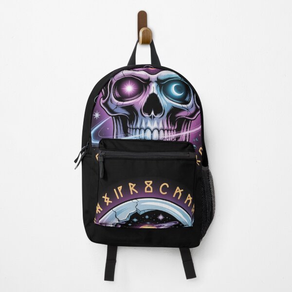 Item preview, Cosmic Skull with Galaxy Planets – Mystical Psychedelic Space Art Design designed and sold by WitchyWhisper.