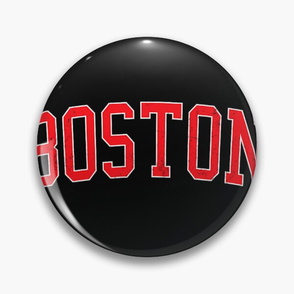 Item preview, Vintage Boston MA Varsity Style Red Text 		 designed and sold by entiljunioen.