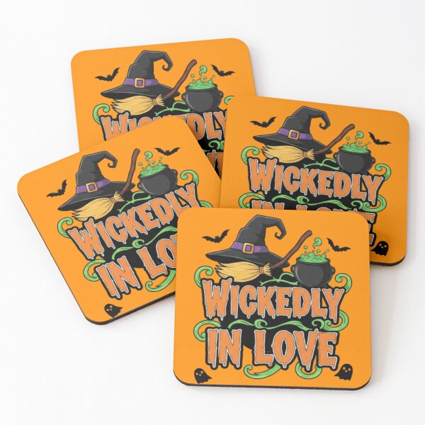 Item preview, Wickedly In Love" Witchy Halloween Design designed and sold by Silent Watch Threads..