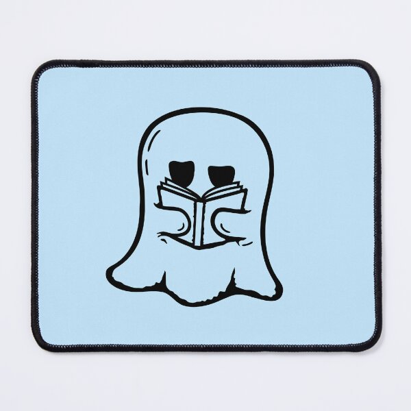 Item preview, Smart Ghost Reading Book Nerd Curious Cute Halloween designed and sold by shirt-o-mat.
