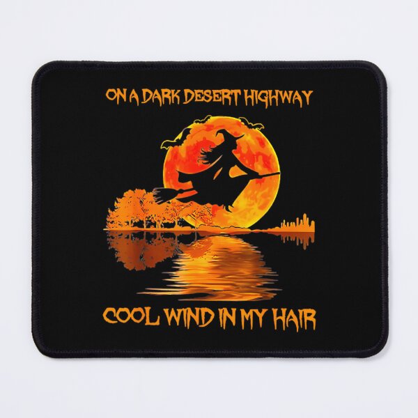 Item preview, Witch Riding Brooms On A Dark Desert Highways Halloween 		 designed and sold by sotyxaviaa.