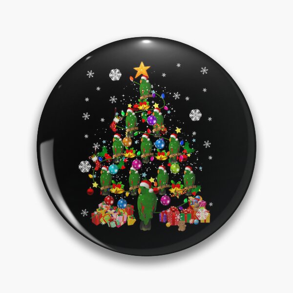 Item preview, Santa Eclectus Birds Christmas Tree Lights Santa Parrots 		 designed and sold by magenuapurvg.