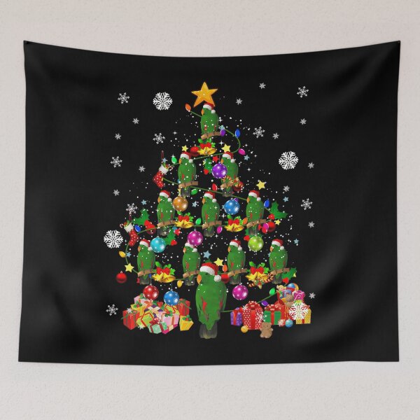 Item preview, Santa Eclectus Birds Christmas Tree Lights Santa Parrots 		 designed and sold by magenuapurvg.