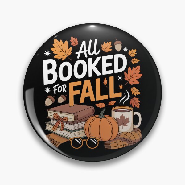 Item preview, All Booked for Fall – Cozy Autumn Reading Vibes designed and sold by The Loved Label.